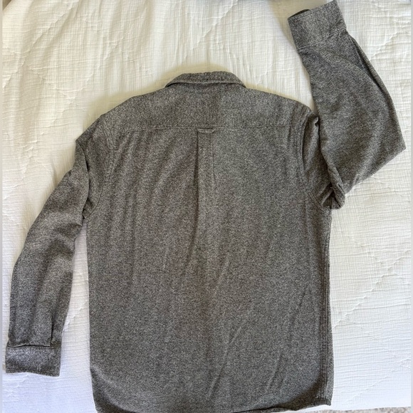 Grayers Heritage Flannel Shirt Mens Large Gray Long Sleeve 100% Cotton - Picture 5 of 10